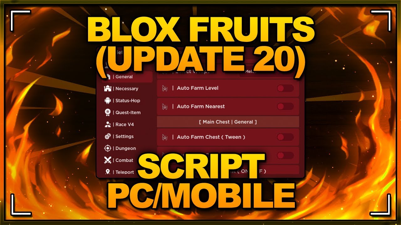 Blox Fruits Script ROBLOX!! (UPDATE 20) PC E MOBILE SCRIPT - Auto