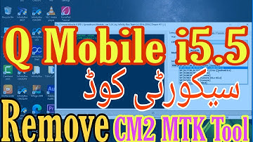 Q Mobile i5.5 pattern lock remove 2021