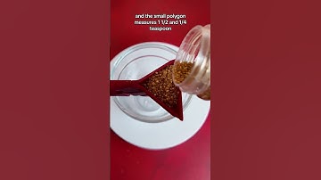 Discover Polygons: The Foldable Measuring Spoons Redefining Kitchen Convenience!