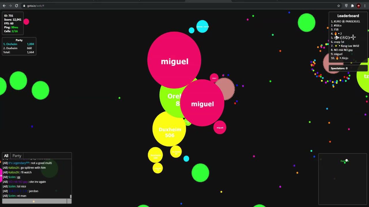 Gota.io Domination | Duxheim & Oreheim highlights