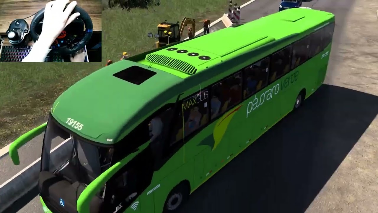 Smoothest Bus Driving Through Narrow Roads of Brazil  |