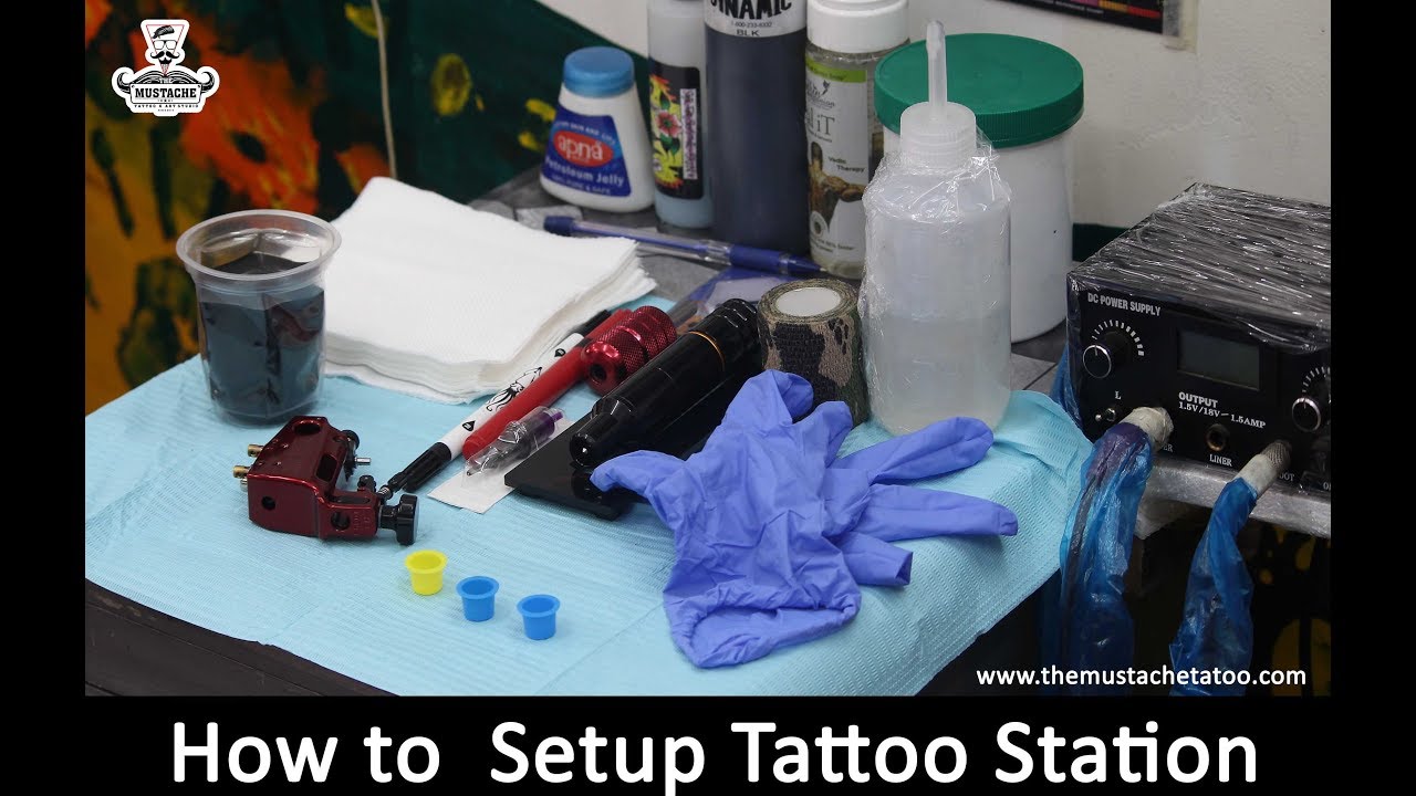 How to Set Up a Tattoo Workstation