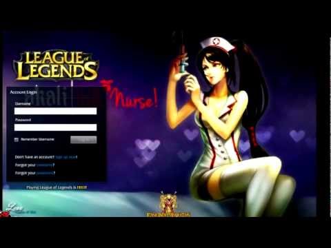 Nurse Akali Login Screen