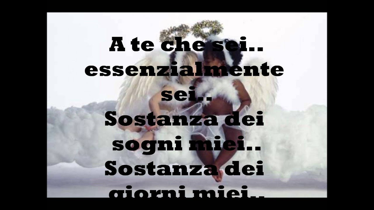 A Te Jovanotti Testo Significato A te jovanotti (testo) - YouTube