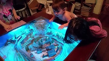 Coffee Table z scale layout