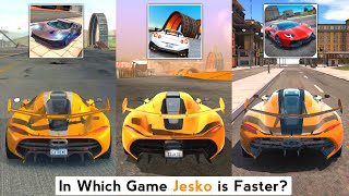 Koenigsegg Jesko Top Speed - Extreme Car Driving vs Car Stunt Races vs Ultimate Car Driving screenshot 4