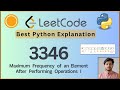 Leetcode 3346. Maximum Frequency of an Element After Performing Operations I | Prefix Sum & Counting