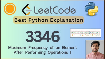 Leetcode 3346. Maximale frequentie van een element na het uitvoeren van bewerkingen I | Prefix Su...