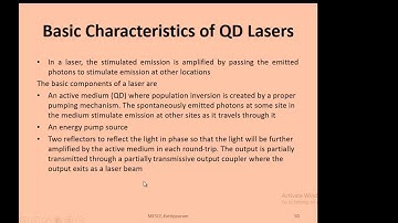 EC402NANOELECTRONICS-MODULE 6- Quantum dot laser