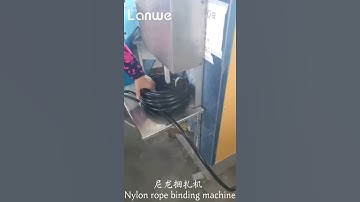 Nylon rope binding machine, suitable for cable and other wire harness binding and packaging