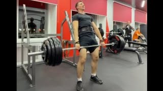 Становая тяга моряка, поставил рекорд 200кг. Тренировка спины 💪