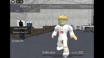 My lvl 100 infiltrator skill tree |Roblox Entry point|