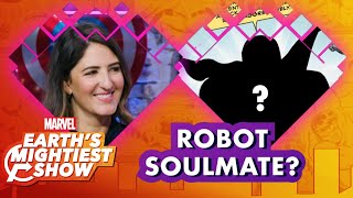 The Good Place’s D’Arcy Carden Finds Her Robot Soulmate! | Earth’s Mightiest Show