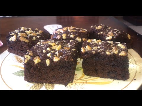 Walnut Fudge Brownies|Chocolate Brownies| Fudgy Brownies|