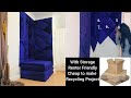 DIY *LUXURY* Box Sofa made out of Cardboard.Reading Nook Ideas