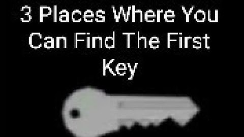 3 Places Where You can find the first key In Specimen Zero