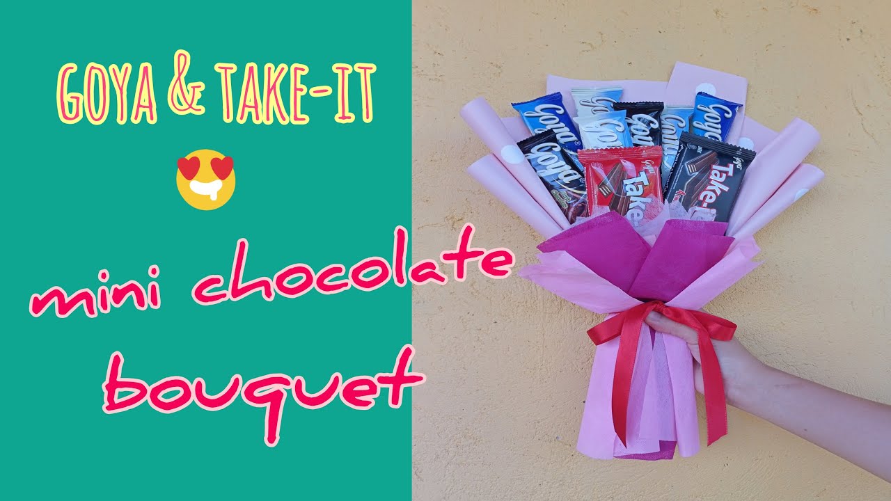 How to make mini chocolate bouquet/ Easy step by step tutorial/ Ph ...