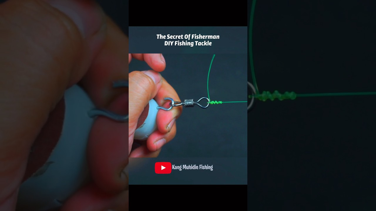 RIG FISHING DIY The secret of fisherman Fishing Knot skills #fishing #fishingknot #diy #tutorial