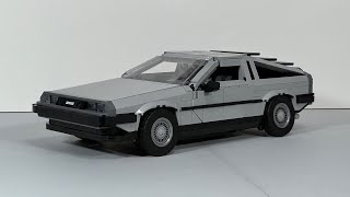 How To Build The Lego Dmc-12 Delorean Alternate Build Of Lego 10300 Bttf Delorean Time Machine