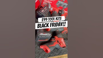 CRAZY $99 Milwaukee Black Friday Deals at Home Depot #tooldeals