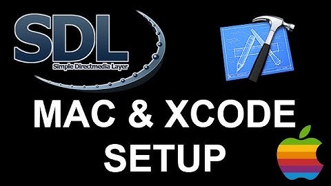 SDL 2 Tutorial 1a [SETUP] Mac and Xcode Setup