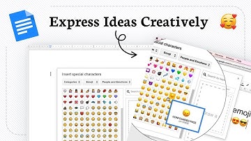 How to use and insert emojis in google docs
