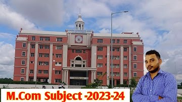mcom subject ddu | Mcom online class | rk maurya Commerce