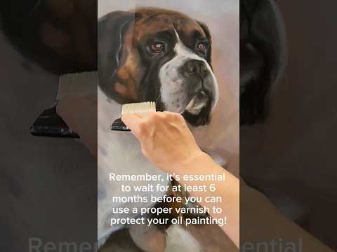 Learn how to varnish your oil paintings like a pro oilpainting varnishing arttutorial painting