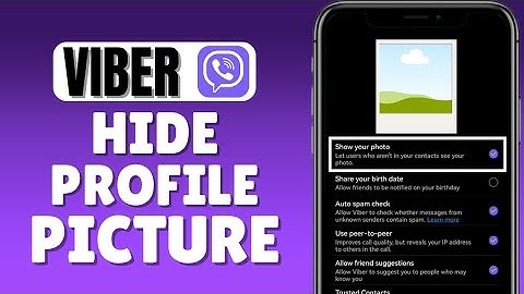 How To Hide Profile Picture On Viber | iOS & Android