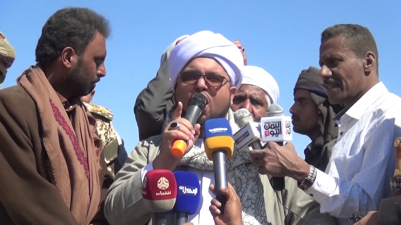 كلمة الشيخ معروف باعباد في الاحتشاد القبلي والمدني في رأس حويرة لإحياء الذكرى السابعة للهبة الشعبية