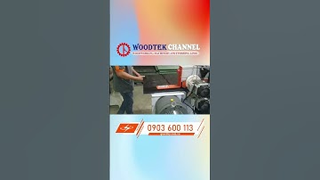 MÁY DÁN CẠNH TỰ ĐỘNG SM 450DJ - Máy cắt xén dán cạnh - Máy dán nẹp ván ép công nghiệp