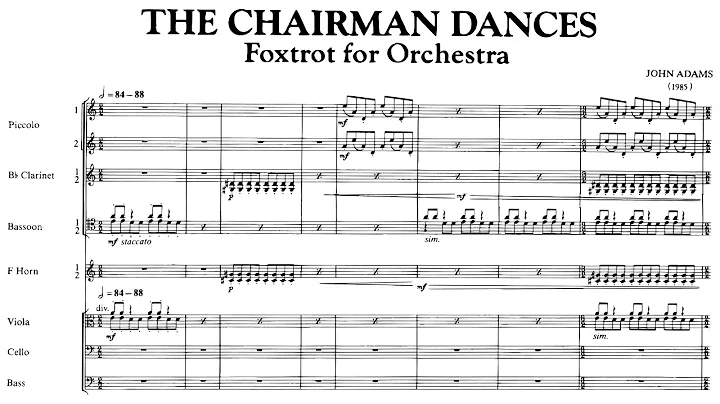 John Adams - The Chairman Dances (1985)