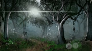 Time lapse painting of Enchanted Forest using Procreate