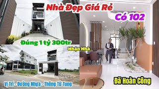 Nhà Đẹp Giá RẺ Có 102😍Đường Thông Tứ Hướng-SHR-Đã Hoàn Công💯Gần Bình Chánh✅Bán Nhà Chính Chủ Giá RẺ