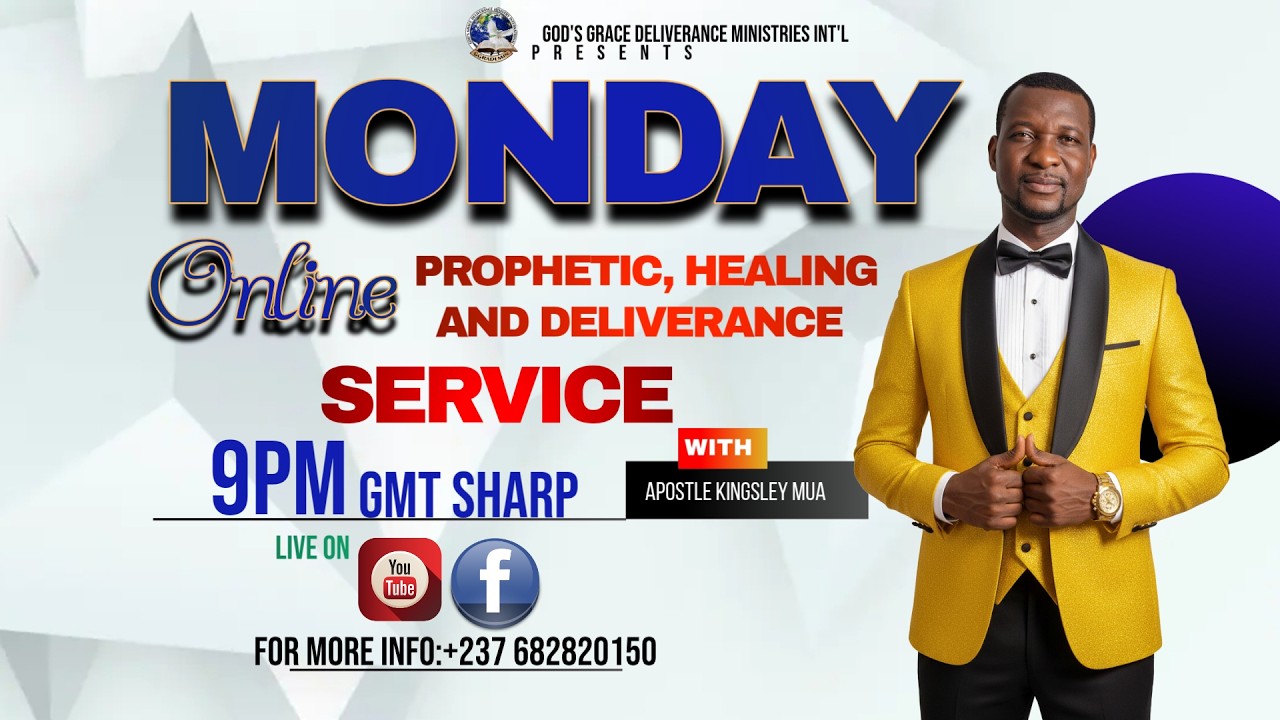 join us in today's MONDAY ONLINE PRAYER SERVICE 02/03/2026 broadcasting from Douala Cameroon