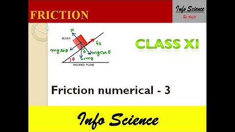 Friction numerical Q  No  3