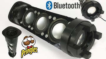 DIY Mini Bluetooth Speaker Make Using a Pringles Can [PAM8403 3W+3W Amplifier]