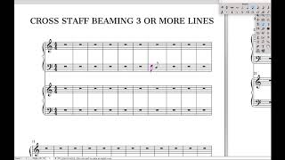Cross Staff Beaming 3 or More Staves | Finale Superuser