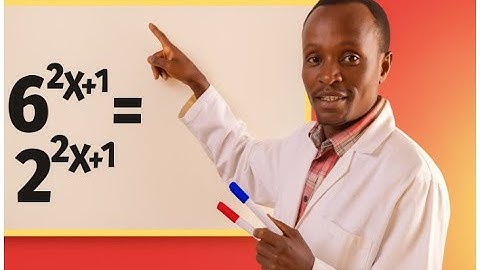 DEEL 57 Oplossen van een bijzondere exponentiële vergelijking