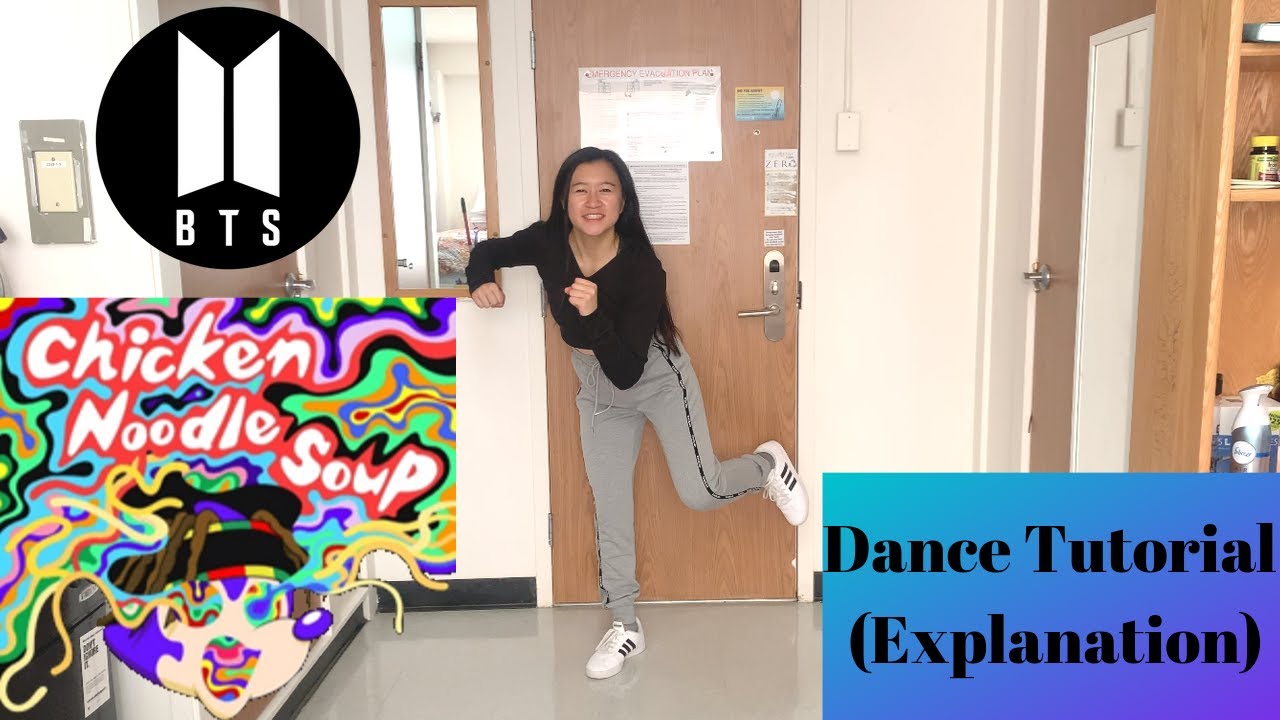 Dance Tutorial Chicken Noodle Soup by Jhope ft. Becky G (Explanation&Mirrored) | Felicia Tay