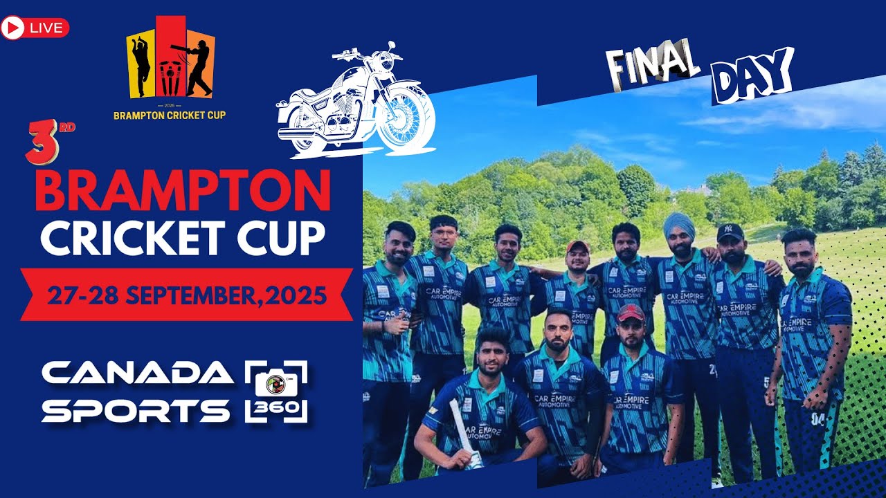 Final Day - 3rd Brampton Cricket Cup 2025  || Canada Sports 360