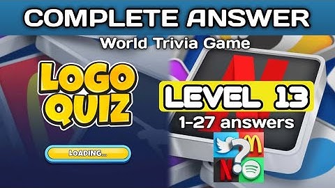 Logo Quiz, world trivia game. level 13 answers #logoquiz @brainitquiz