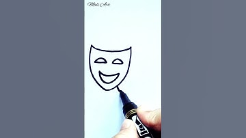 Comedy tragedy mask#shorts