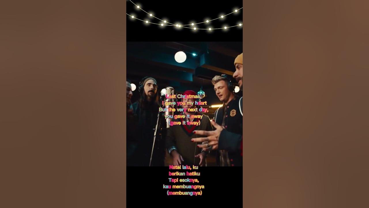 Backstreet boys - Last Christmas Lyrics v2 #shorts #short