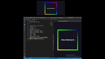 Rainbow Border Animation | Pure CSS