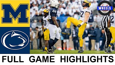 #6 Michigan vs Penn State Highlights | College Football Week 11 | 2021 College Football Highlights