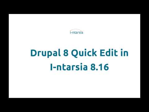 Drupal 8 Quick Edit
