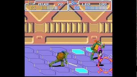 TMNT IV: Turtles in Time - Final: Back, back through the future. Teenage Mutant Ninja Turtles!