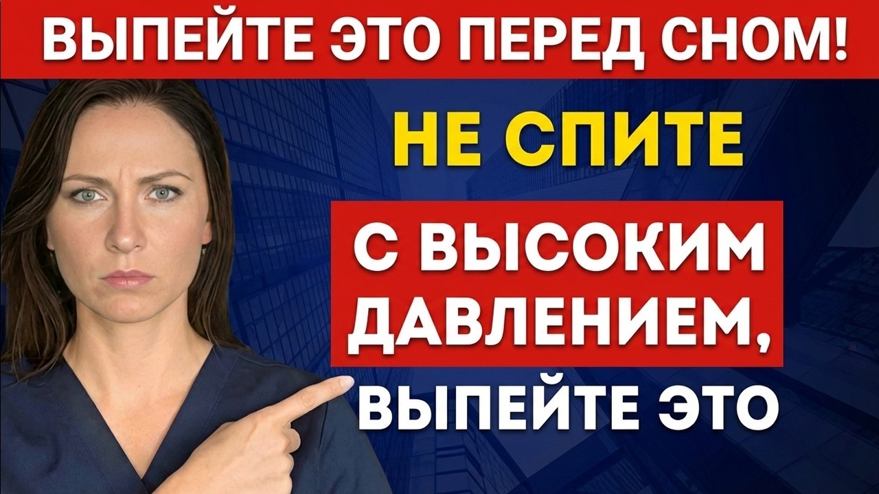 Топ-3 напитка перед сном для мгновенного снижения высокого давления, которые рекомендуют врачи