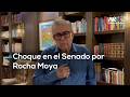 Tensión total, choque en el Senado por las acusaciones de Rocha Moya